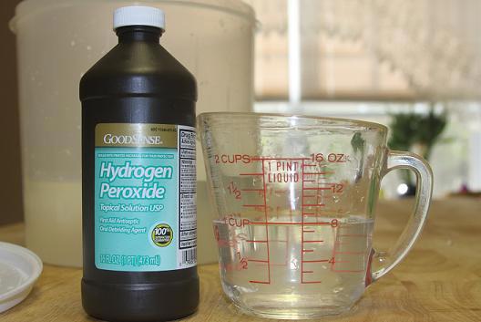 bei peroxid de hidrogen în varicoza