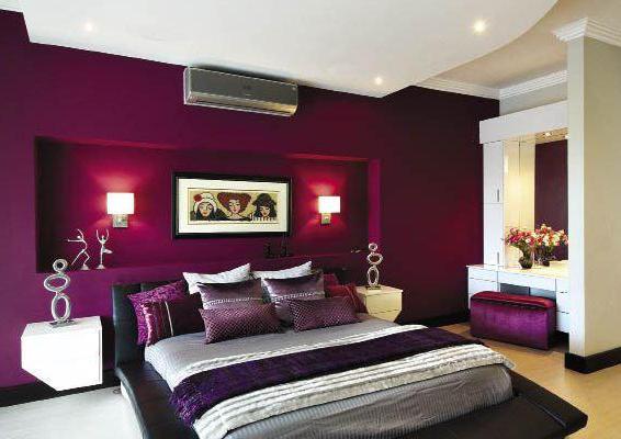 warna bilik tidur yg romantik