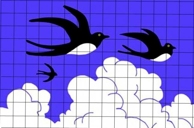 Әдемі қарлығаштың суреті